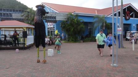 Charlotte Amalie Dancer on Stilts II